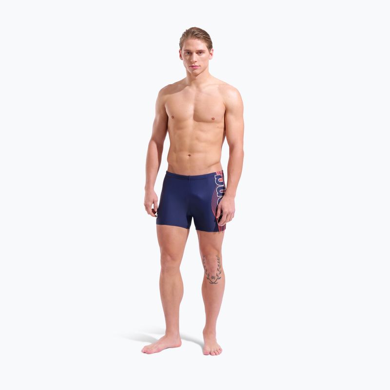 Men's swim boxers arena Basic Swim Short navy/white 6