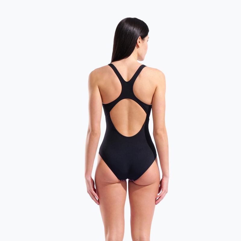 Ladies' one-piece swimsuit arena Peacock Swim Pro Back multi pink/black 3