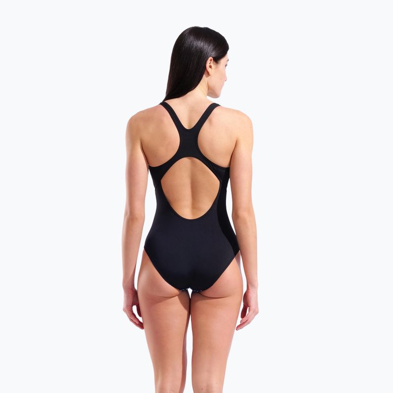 Ladies' one-piece swimsuit arena Peacock Swim Pro Back multi green/black 3