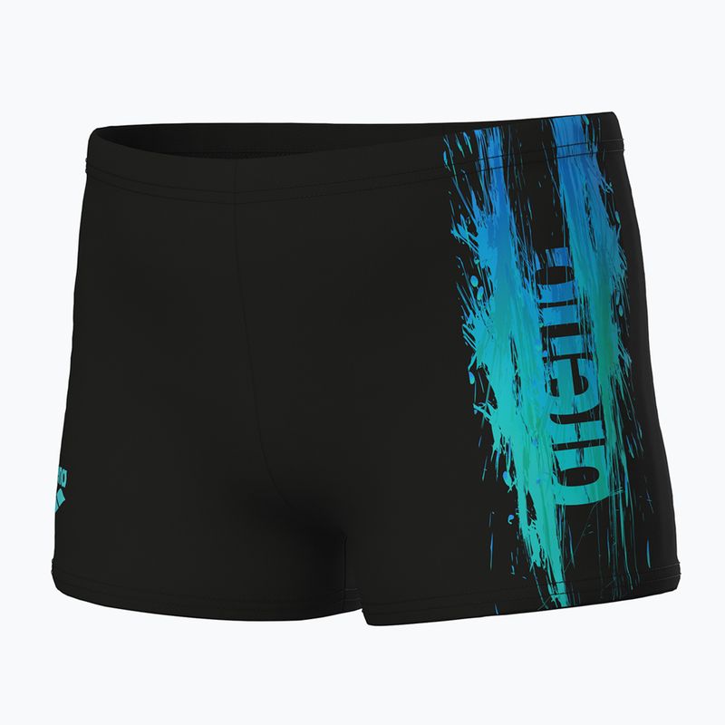 Boys' swim boxers arena Loud Swim Short black/black multi 3