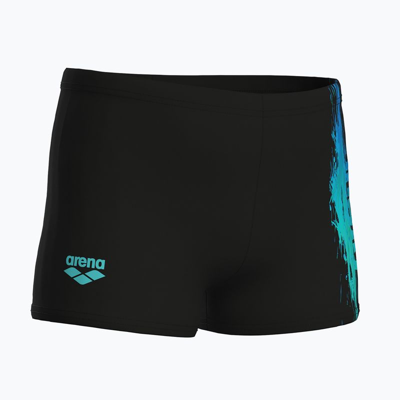 Boys' swim boxers arena Loud Swim Short black/black multi 4