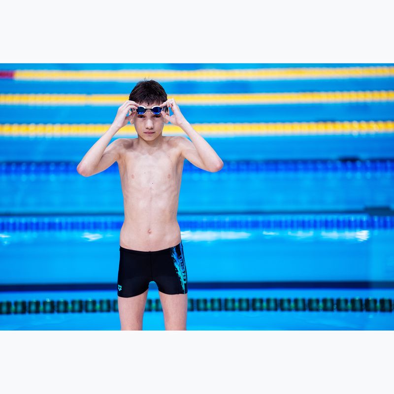 Boys' swim boxers arena Loud Swim Short black/black multi 11