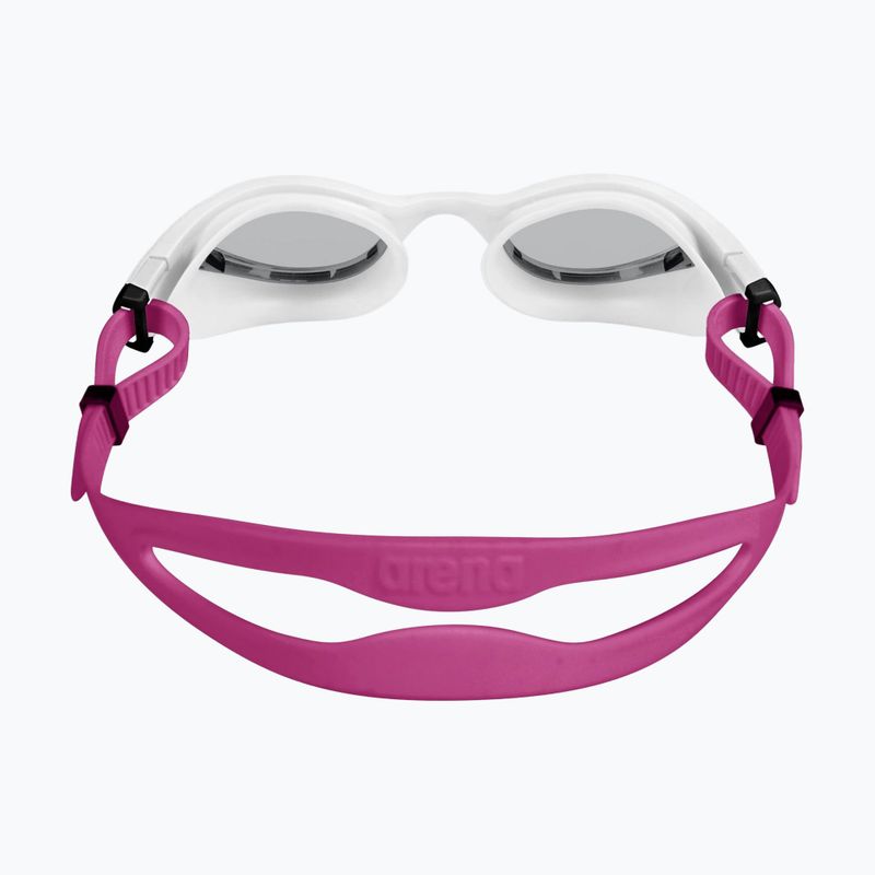 Women's swimming goggles Arena The One Plus light smoke/white/magenta 4