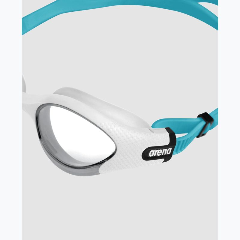 Children's swimming goggles Arena The One Plus clear/white/turquoise 5