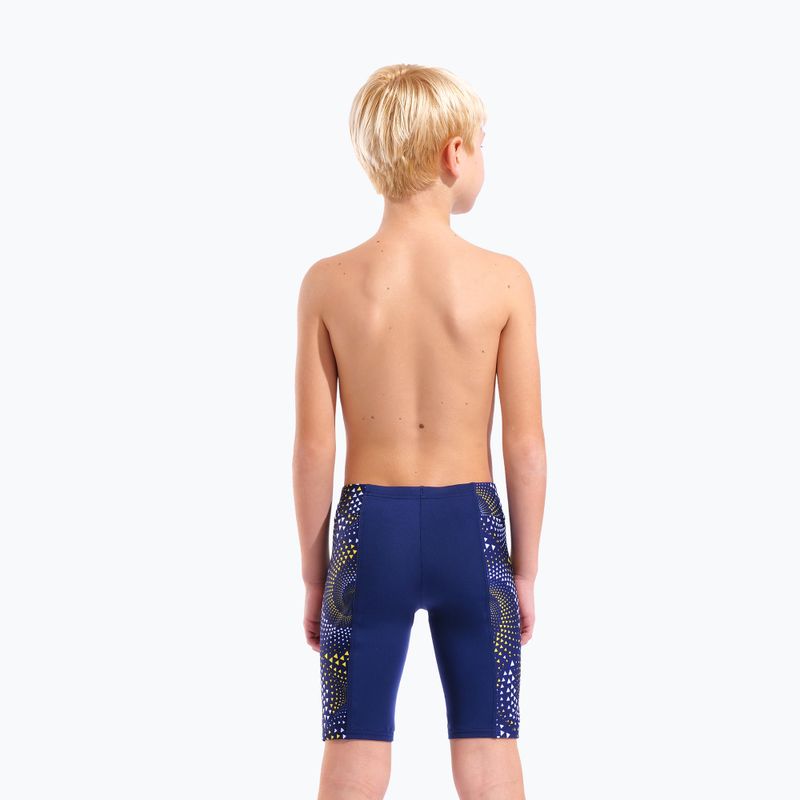 Kids' jammers arena Fireflow Swim Jammer navy/team navy yellow 7