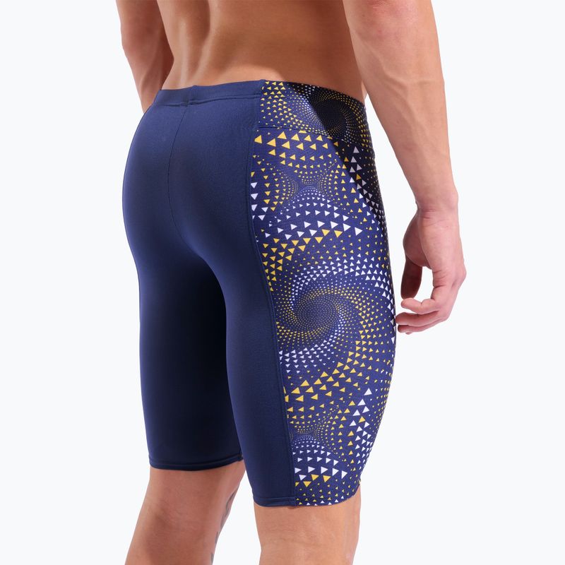Men's swim jammers arena Fireflow Swim Jammer navy/tteam navy yellow 9