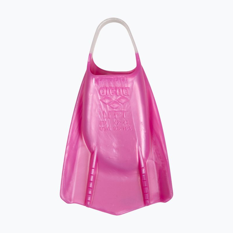 Swimming fins Arena Powerfin Pro II Flex shimmered pink 3