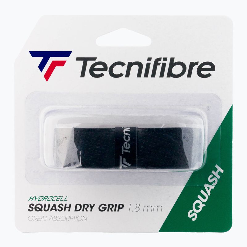 Tecnifibre Square Dry Grip squash racquet wrap black 51SQGRIPBK