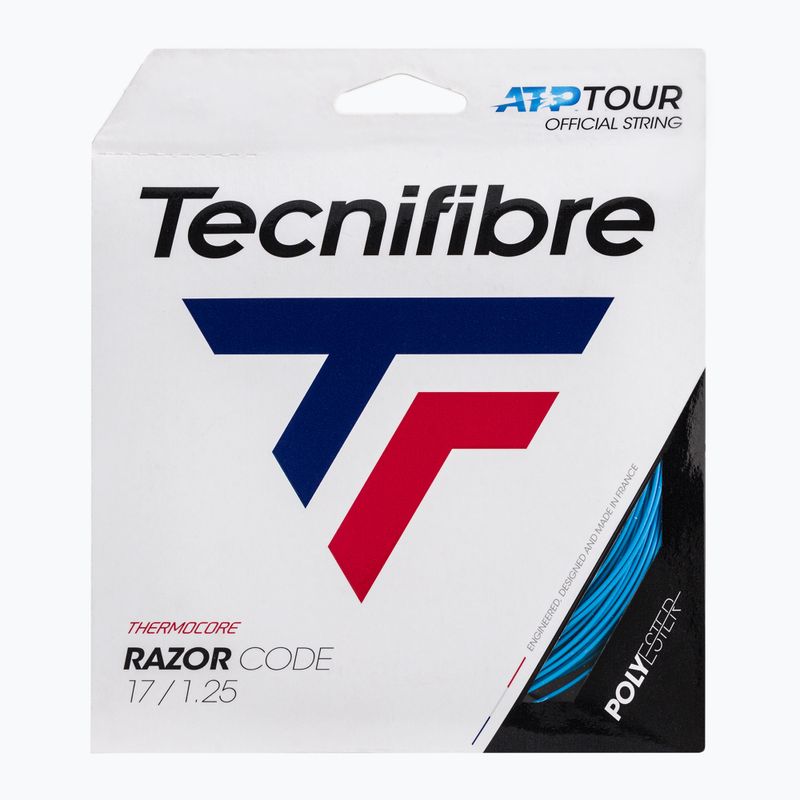 Tennis string Tecnifibre Razor Code 12 m blue 04GRA125XU