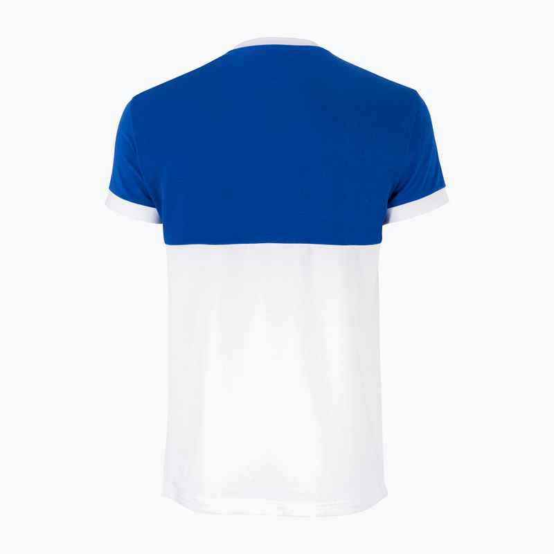 Men's tennis shirt Tecnifibre F1 Stretch blue and white 22F1ST 2