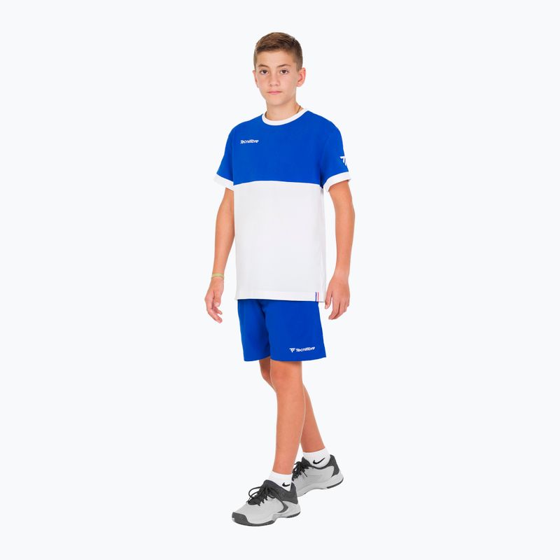 Tecnifibre Stretch children's tennis shirt white 22F1ST F1 3