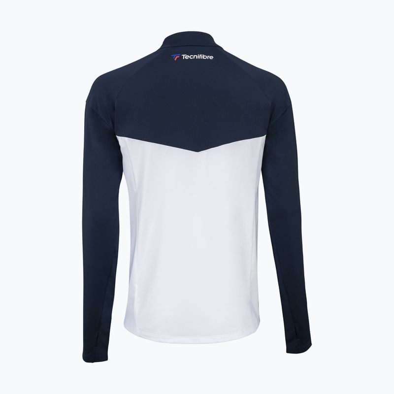 Men's tennis sweatshirt Tecnifibre Tech white 21TECHJAC 2