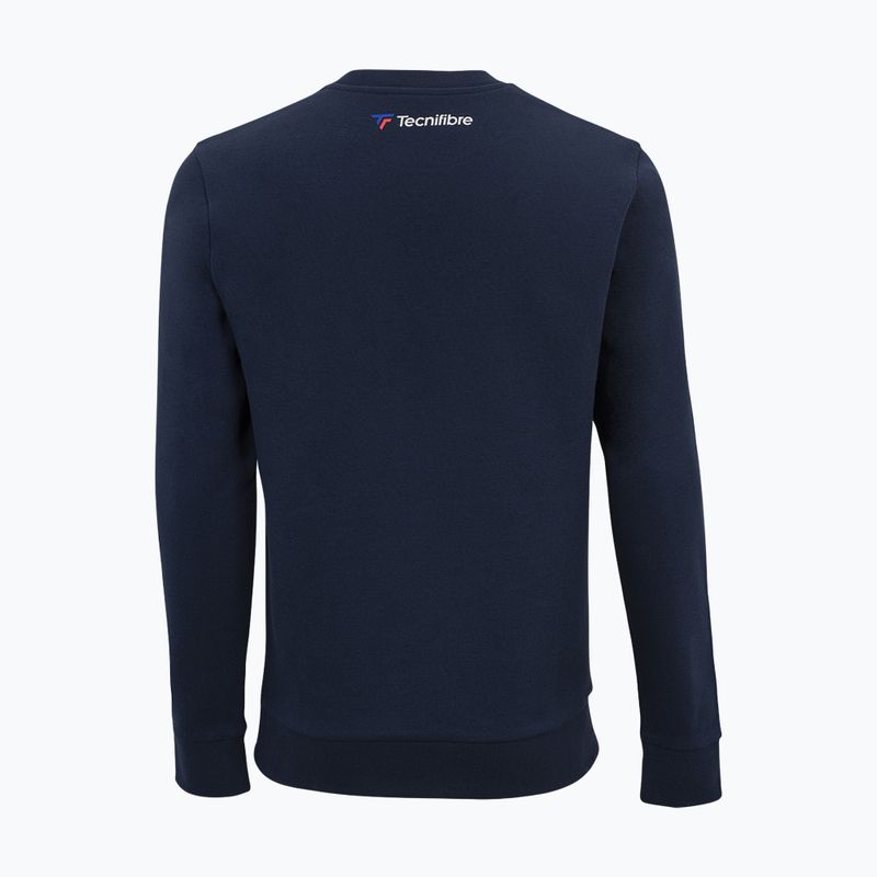 Tecnifibre men's tennis sweatshirt navy blue 21FLESWEA 2