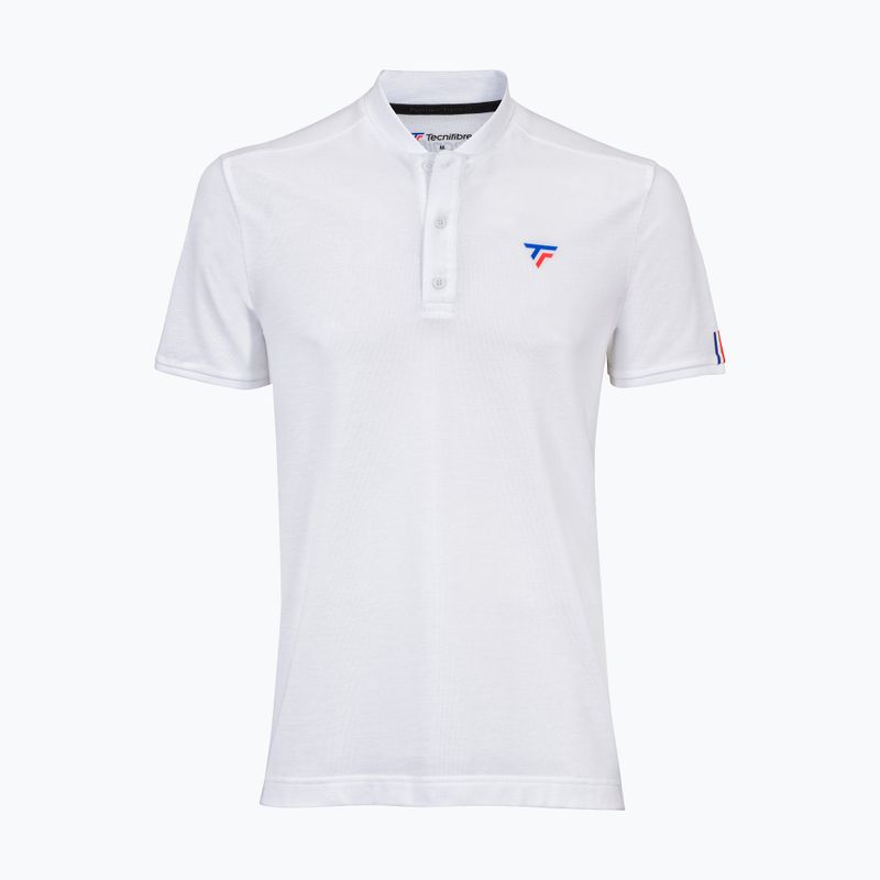 Men's tennis shirt Tecnifibre Polo Pique white 25POlOPIQ