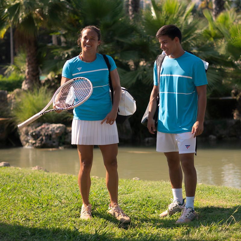 Children's tennis shirt Tecnifibre Team Tech Tee blue 22TETEAZ3D 3