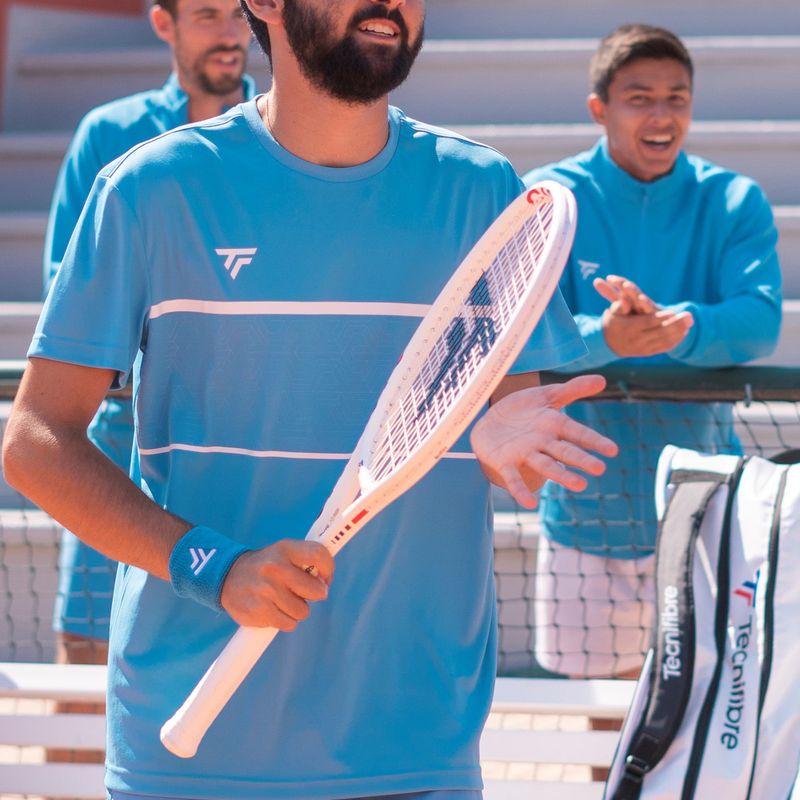 Children's tennis shirt Tecnifibre Team Tech Tee blue 22TETEAZ3D 5