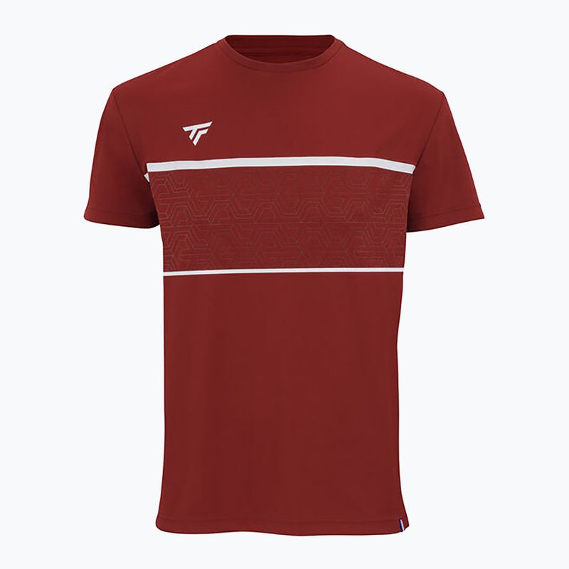 Children's tennis shirt Tecnifibre Team Tech Tee cardinal