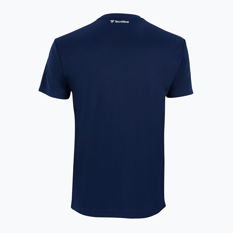 Men's tennis shirt Tecnifibre Team Tech Tee marine 4