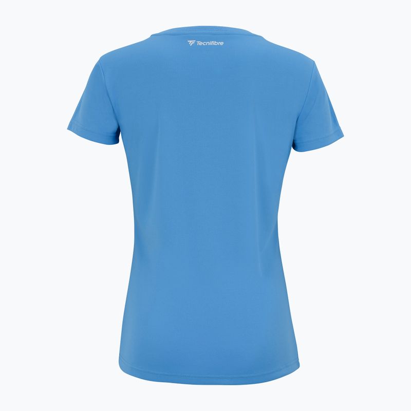 Women's tennis shirt Tecnifibre Team Tech Tee Azur 3