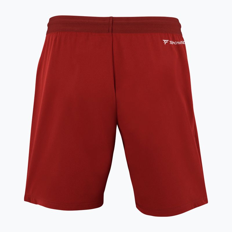 Men's tennis shorts Tecnifibre Team red 23SHOMCR34 3