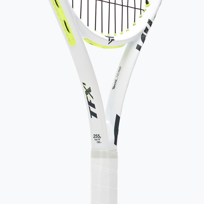 Tecnifibre tennis racket TF-X1 V2 255 white/yellow 4