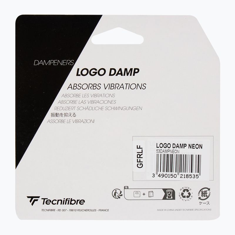 Vibration damper Tecnifibre Logo Damp 2 pcs. neon 2
