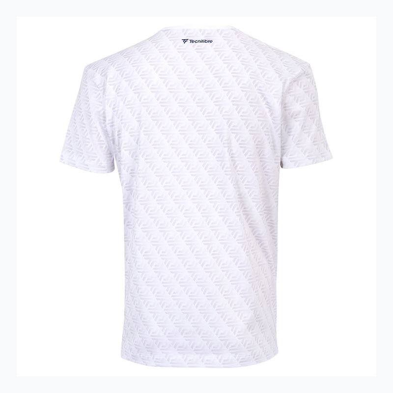 Men's tennis shirt Tecnifibre Graphic Tee Stretch white 4