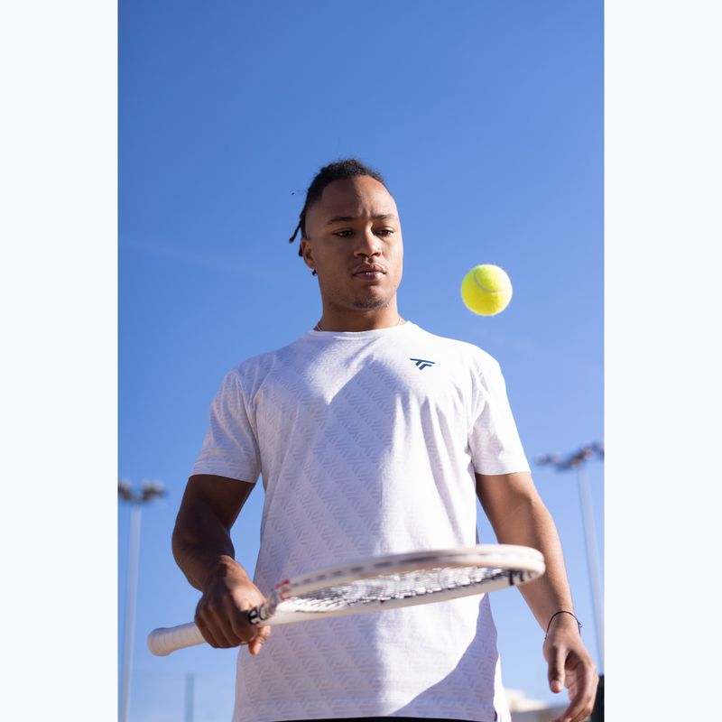 Men's tennis shirt Tecnifibre Graphic Tee Stretch white 7