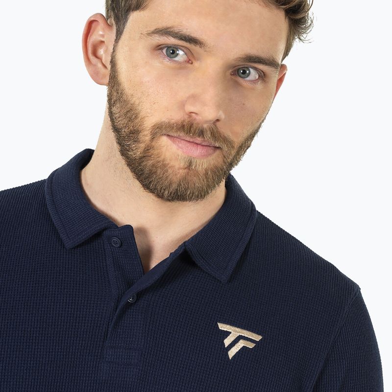 Men's polo shirt Tecnifibre Waffle marine 4
