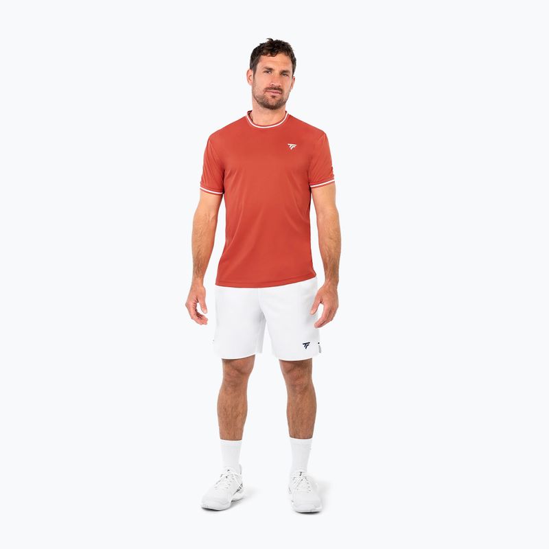 Men's tennis shirt Tecnifibre Team Tech terracotta 2