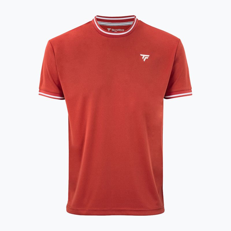Men's tennis shirt Tecnifibre Team Tech terracotta 4