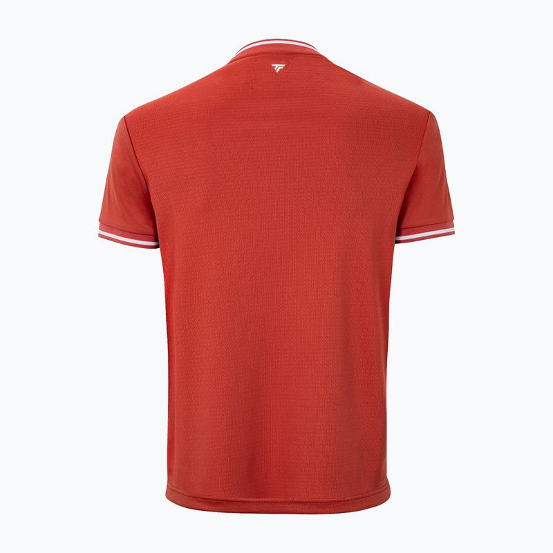 Men's tennis shirt Tecnifibre Team Tech terracotta 5