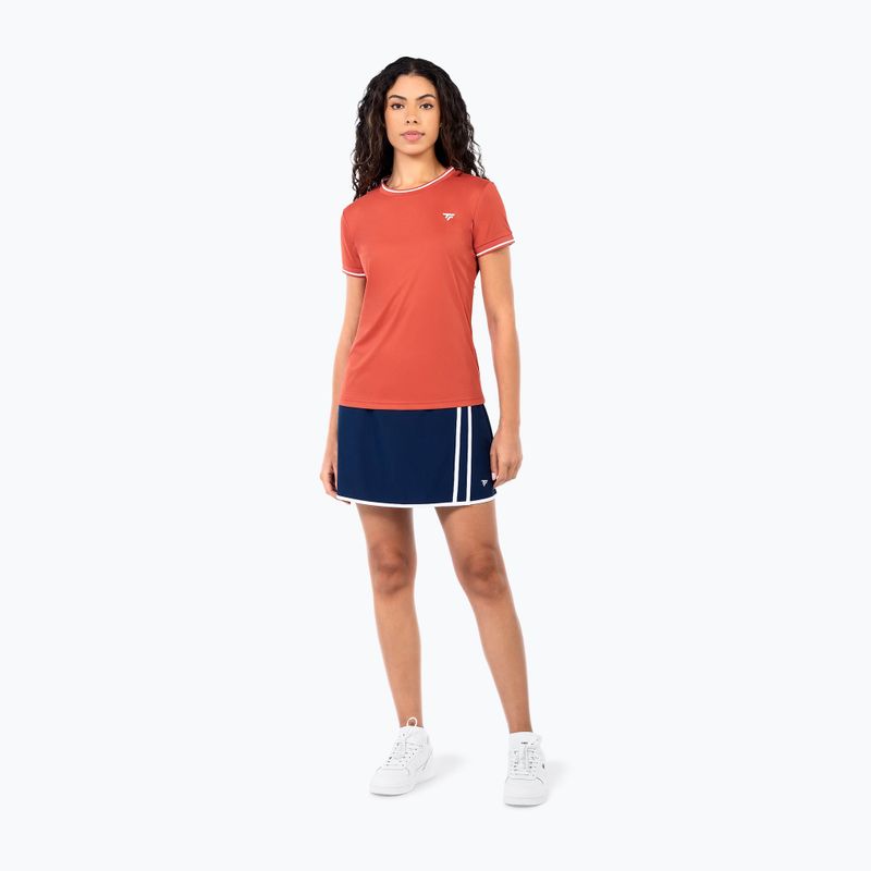 Women's tennis shirt Tecnifibre Team Tech terracotta 2