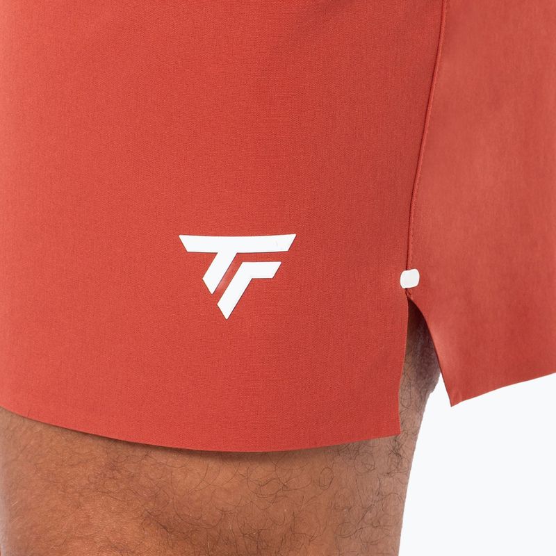 Men's tennis shorts Tecnifibre Team Stretch Short terracotta 3