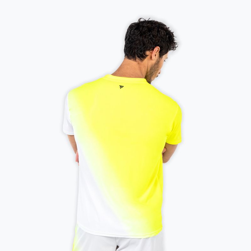 Men's tennis shirt Tecnifibre X-Loop Tee white/yellow 3