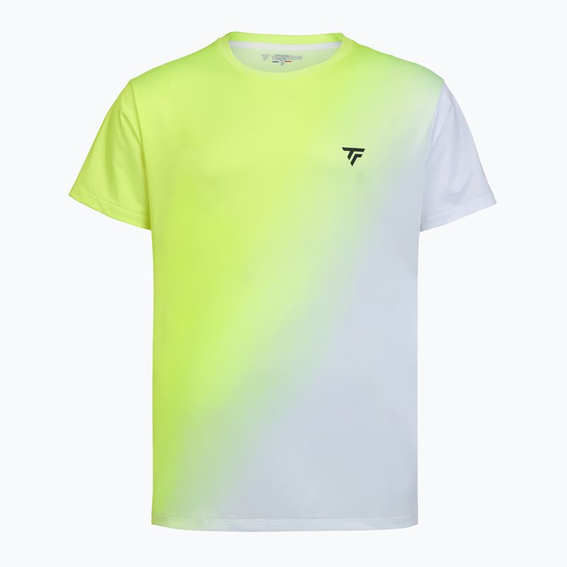 Men's tennis shirt Tecnifibre X-Loop Tee white/yellow 4