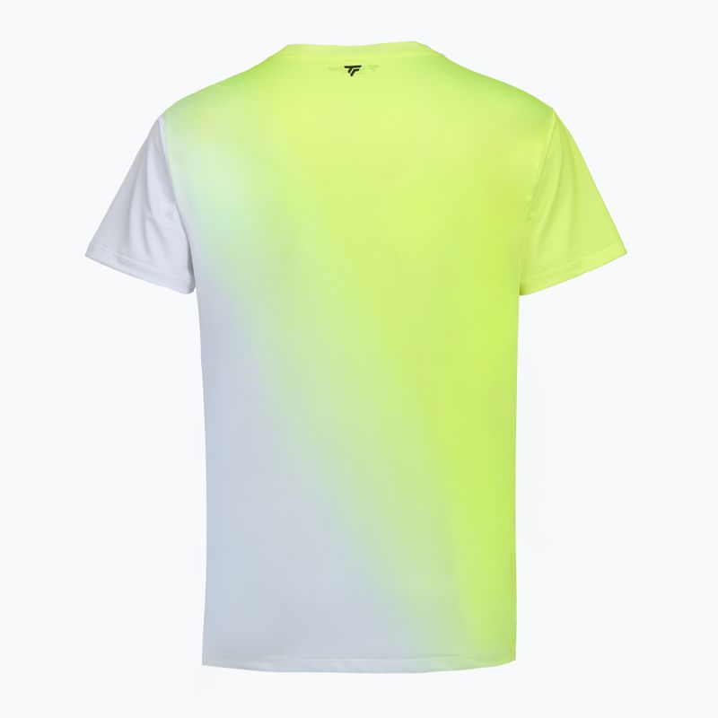 Men's tennis shirt Tecnifibre X-Loop Tee white/yellow 5