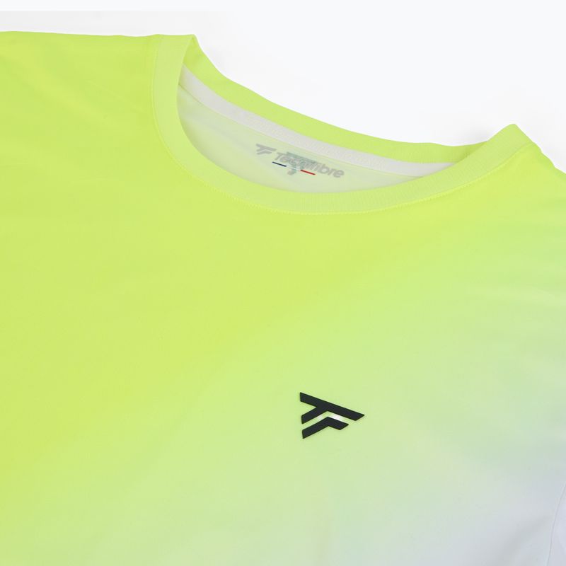 Men's tennis shirt Tecnifibre X-Loop Tee white/yellow 6