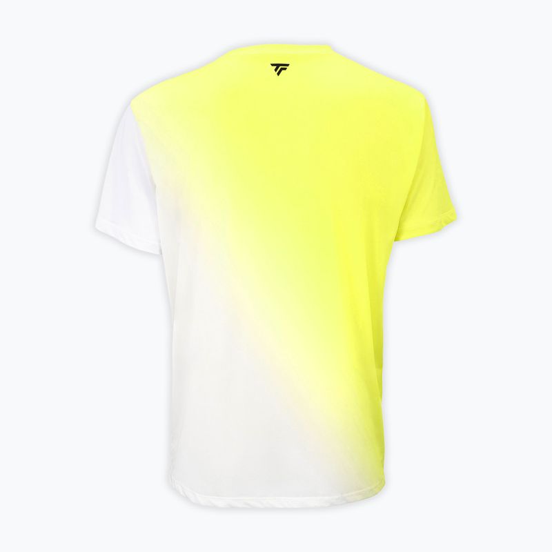 Men's tennis shirt Tecnifibre X-Loop Tee white/yellow 5