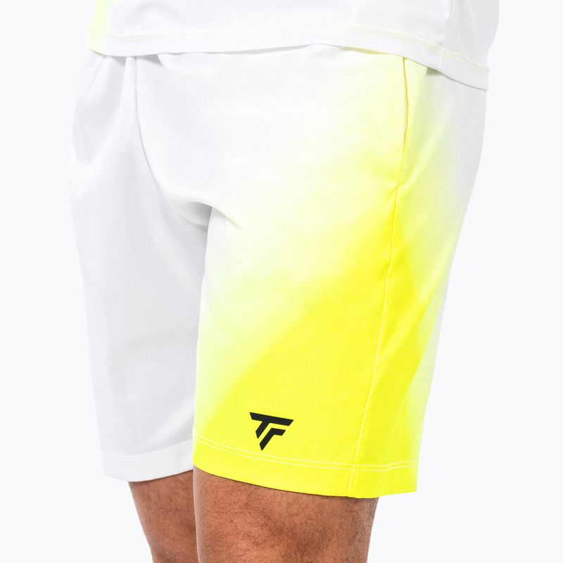 Men's tennis shorts Tecnifibre X-Loop white/yellow 4