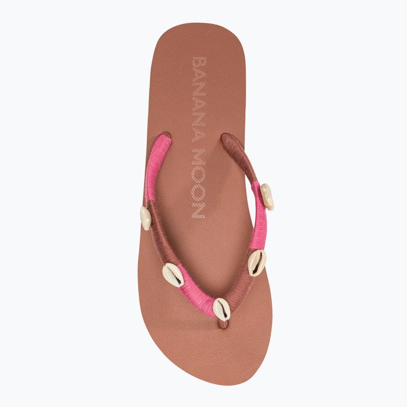 Women's Banana Moon Nilulu Seaside flip flops acajou 5