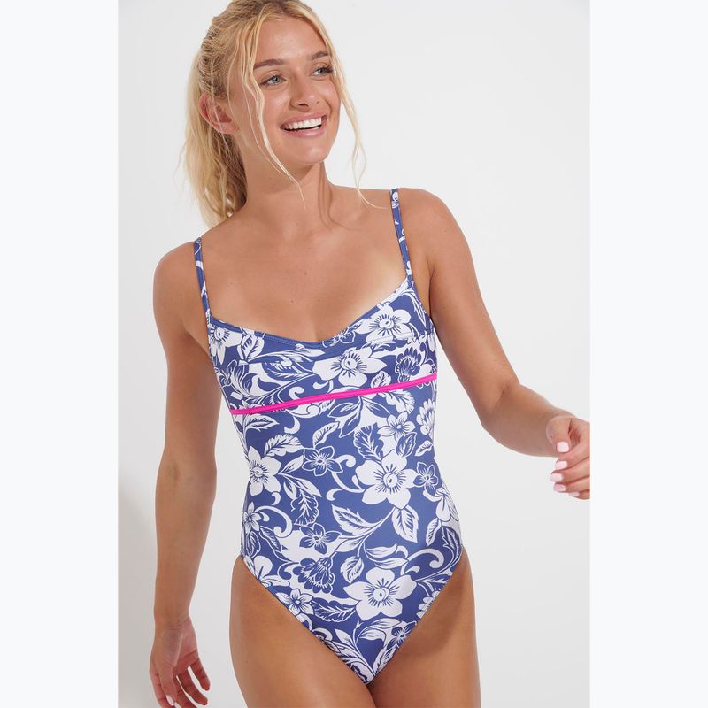 Women's one-piece swimsuit Banana Moon Rosalia Oceaneye indigo 5