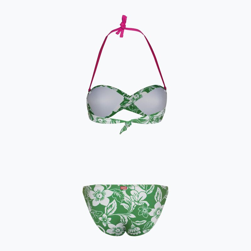 Women's two-piece swimsuit Banana Moon Boroduca Oceaneye vert 2