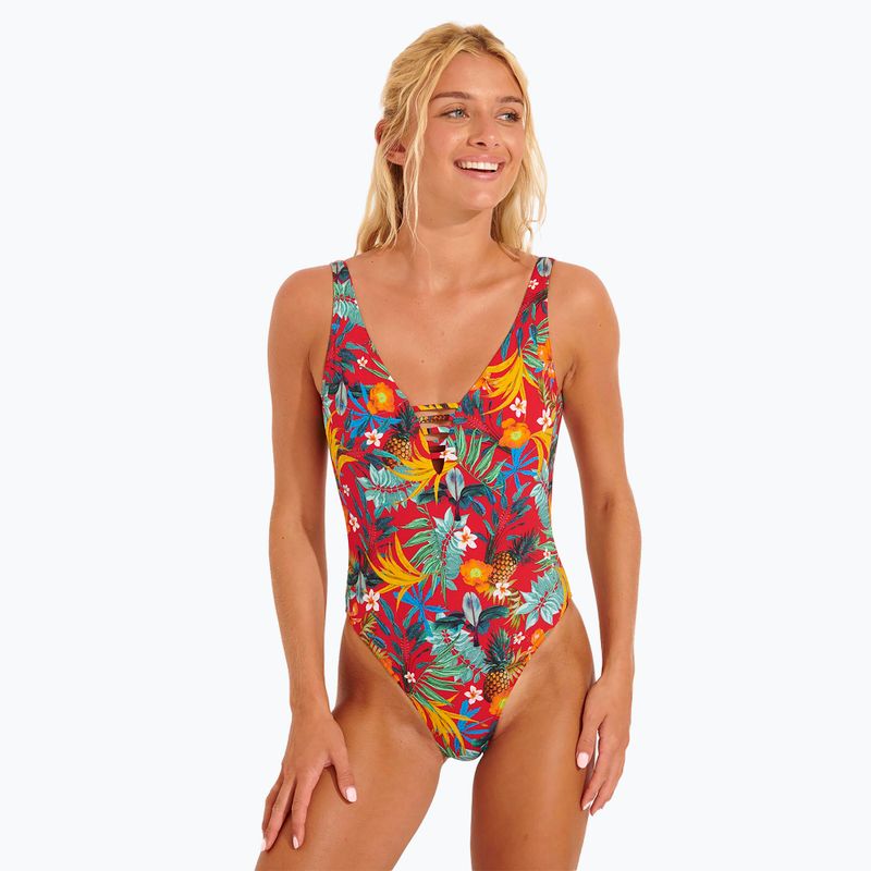 Women's one-piece swimsuit Banana Moon Millers Pandor rouge 9