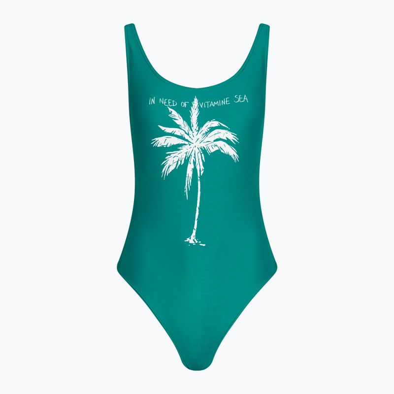 Women's one-piece swimsuit Banana Moon Physic Watercol vert