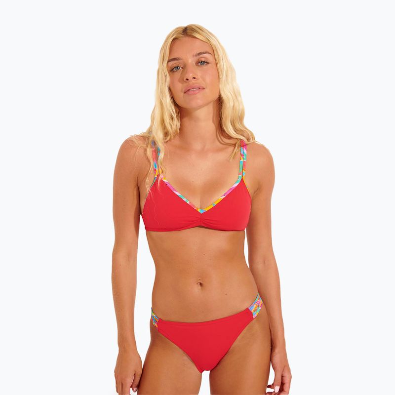 Women's two-piece swimsuit Banana Moon Tyezumma Watercolor rouge 2