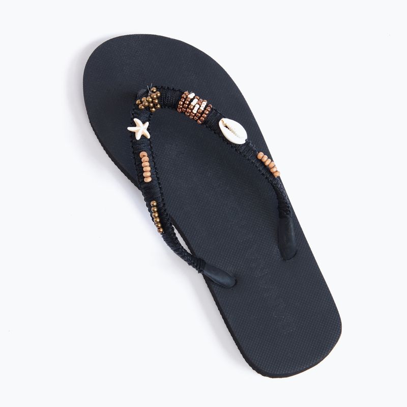 Banana Moon Luceros Tahuata noir damsie flip flops 9