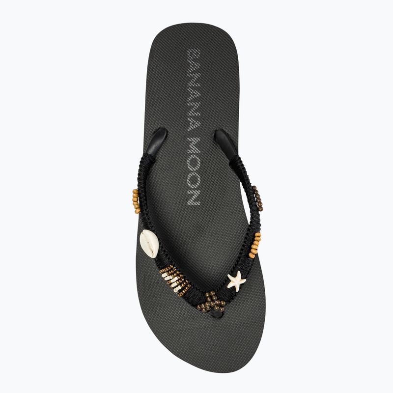 Banana Moon Luceros Tahuata noir damsie flip flops 5