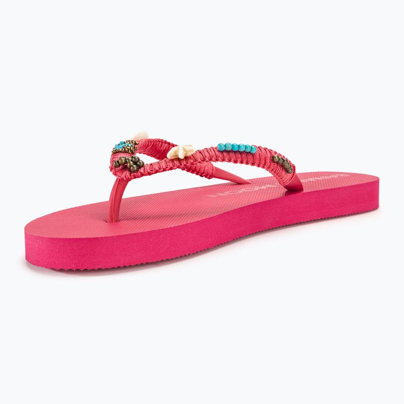 Banana Moon Luceros Tahuata fushia damsie flip flops 8