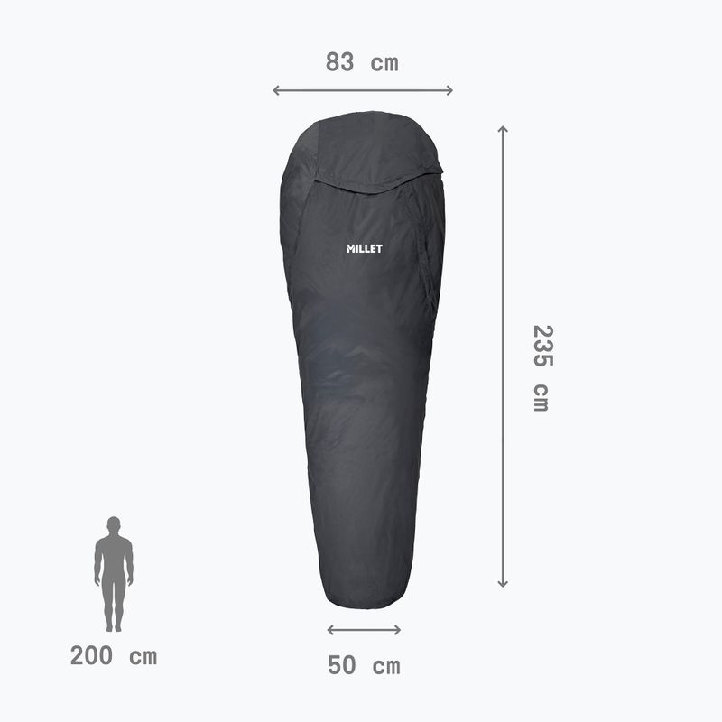 Millet Bivy Bag asphalt camping sheet 5